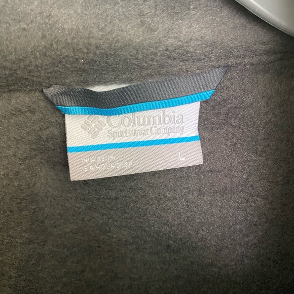 Men's Columbia Fleece Jacket Size Large - Picture 3 of 3